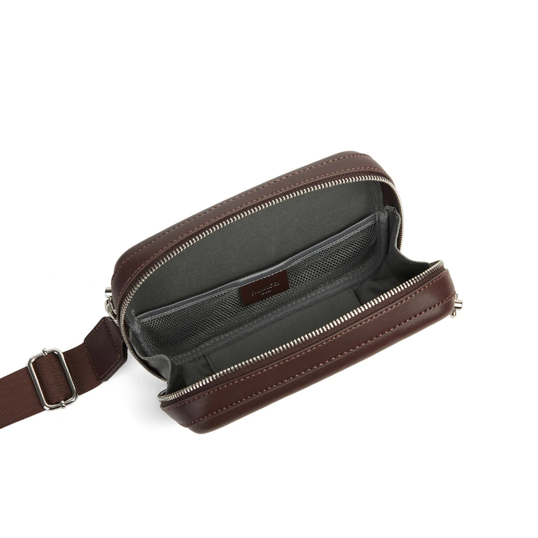 Challenger Crossbody Bag - Chocolate Brown