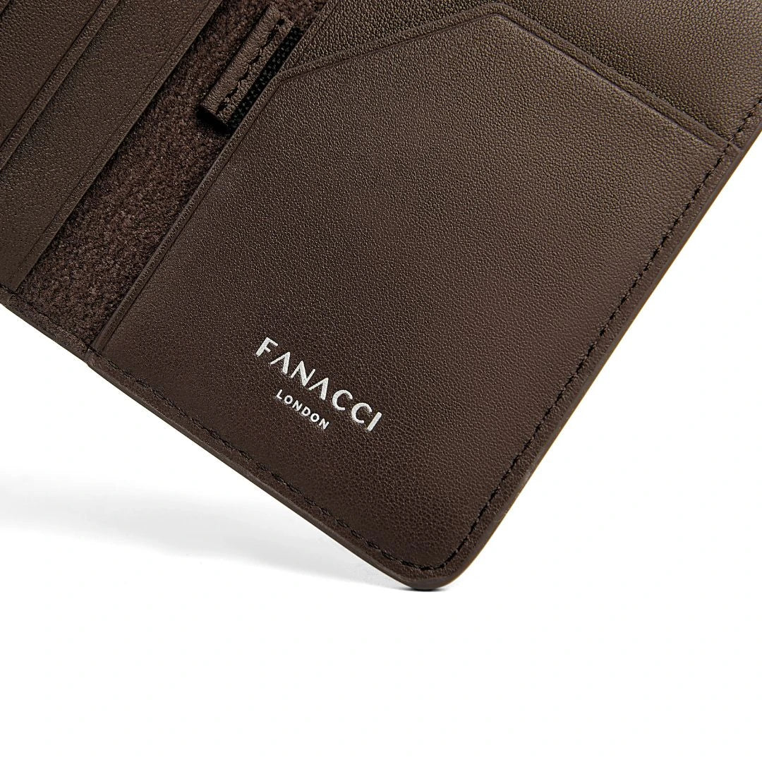 Achiever Slim Wallet - Cafeine Brown