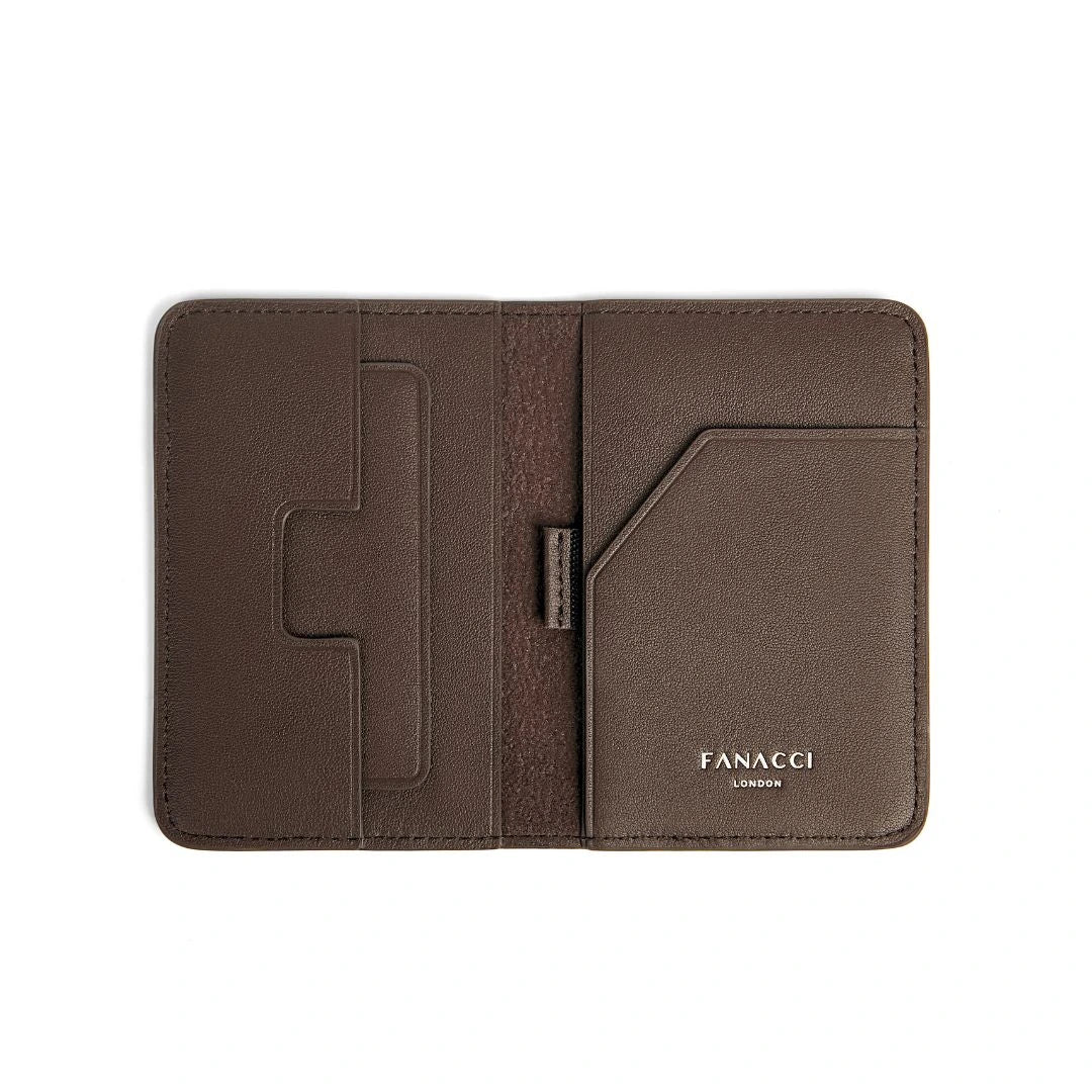 Achiever Slim Wallet - Cafeine Brown